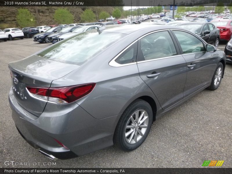 Machine Gray / Gray 2018 Hyundai Sonata SE