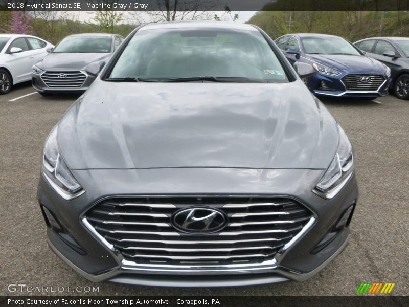Machine Gray / Gray 2018 Hyundai Sonata SE