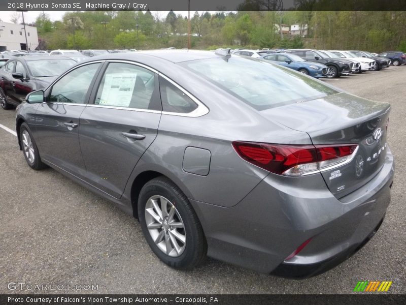 Machine Gray / Gray 2018 Hyundai Sonata SE