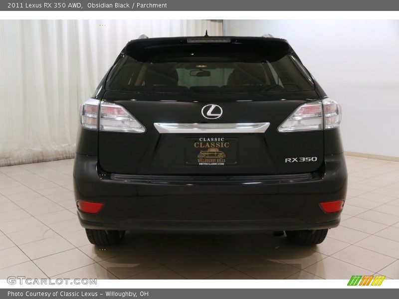 Obsidian Black / Parchment 2011 Lexus RX 350 AWD