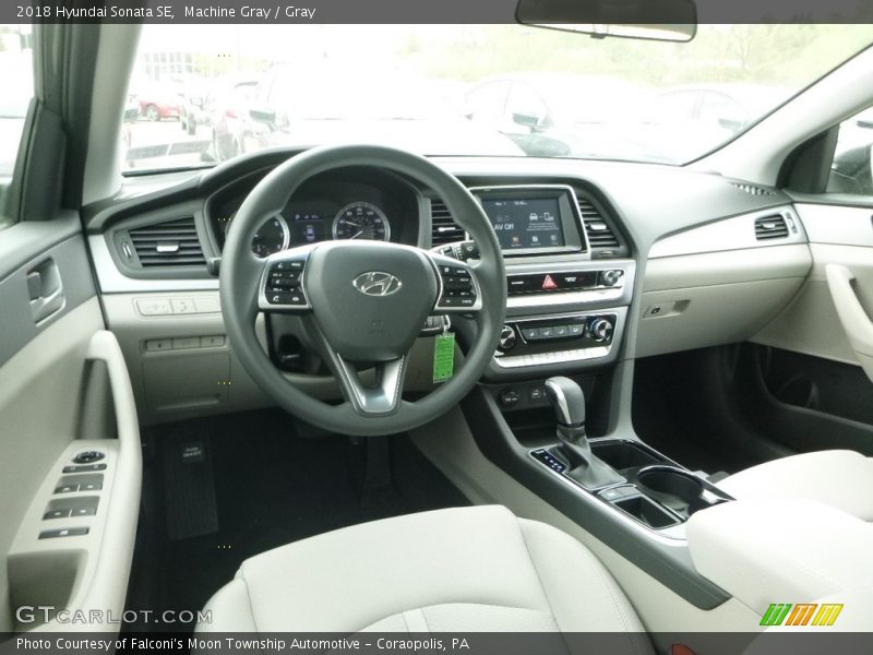 Machine Gray / Gray 2018 Hyundai Sonata SE