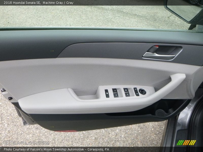 Machine Gray / Gray 2018 Hyundai Sonata SE