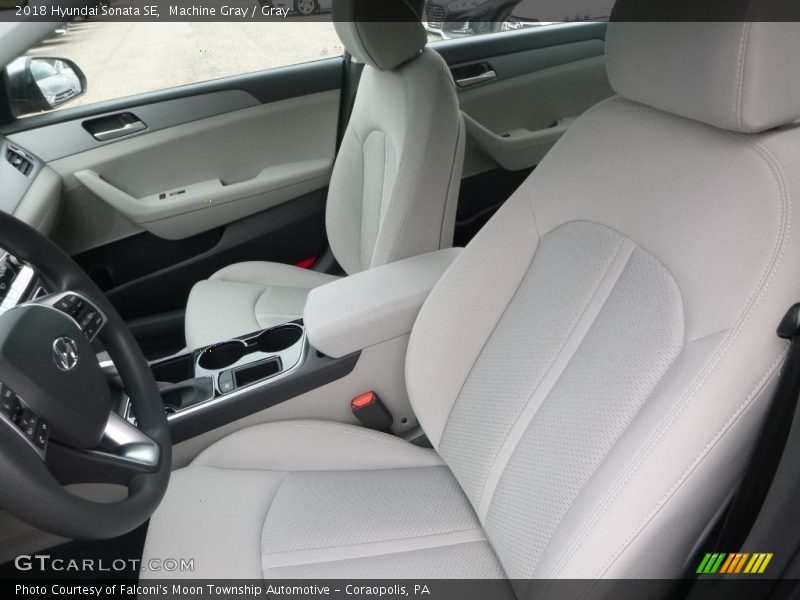 Machine Gray / Gray 2018 Hyundai Sonata SE