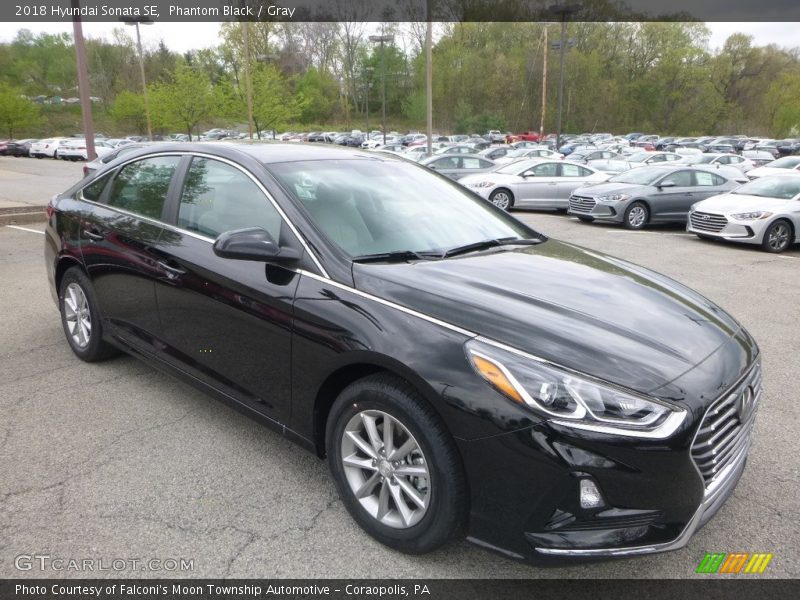 Phantom Black / Gray 2018 Hyundai Sonata SE