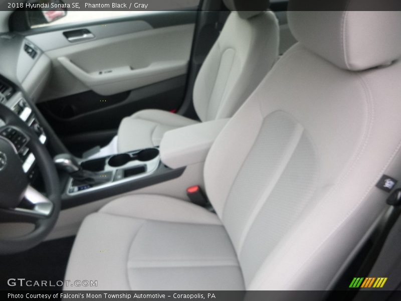 Phantom Black / Gray 2018 Hyundai Sonata SE