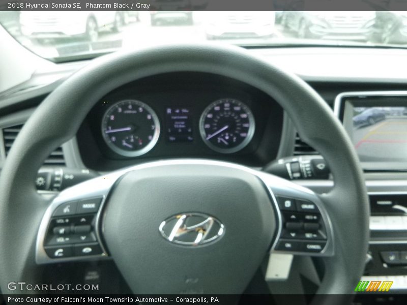 Phantom Black / Gray 2018 Hyundai Sonata SE