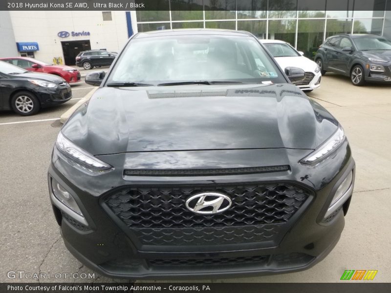 Ultra Black / Black 2018 Hyundai Kona SE AWD