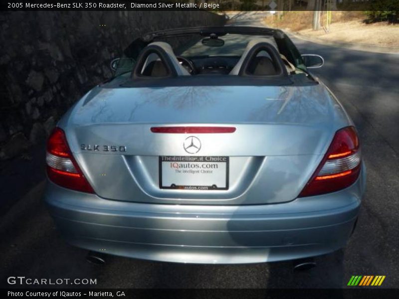 Diamond Silver Metallic / Beige 2005 Mercedes-Benz SLK 350 Roadster