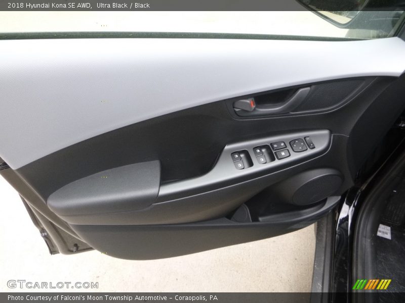 Ultra Black / Black 2018 Hyundai Kona SE AWD