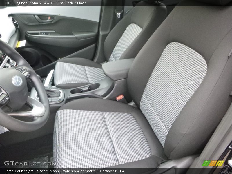 Ultra Black / Black 2018 Hyundai Kona SE AWD