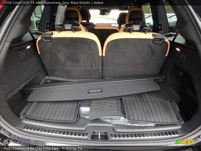 Onyx Black Metallic / Amber 2018 Volvo XC90 T6 AWD Momentum