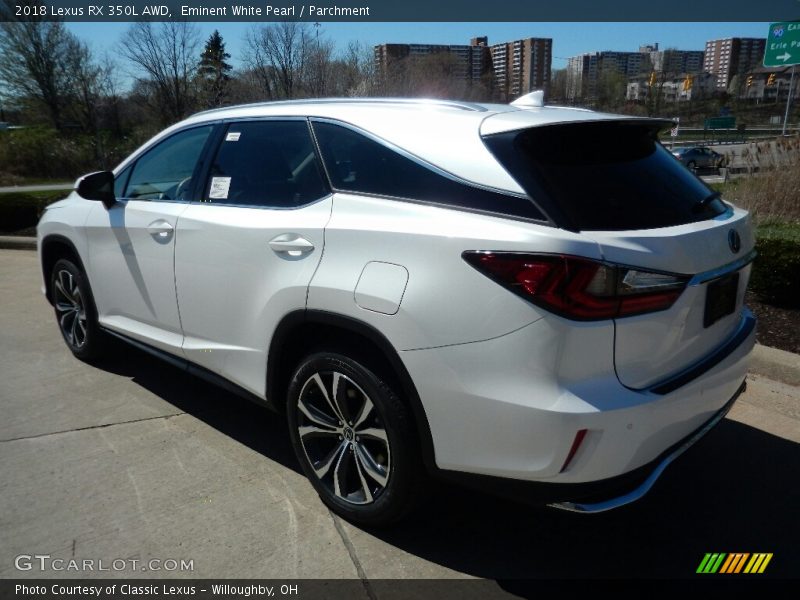 Eminent White Pearl / Parchment 2018 Lexus RX 350L AWD