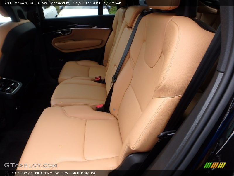 Onyx Black Metallic / Amber 2018 Volvo XC90 T6 AWD Momentum