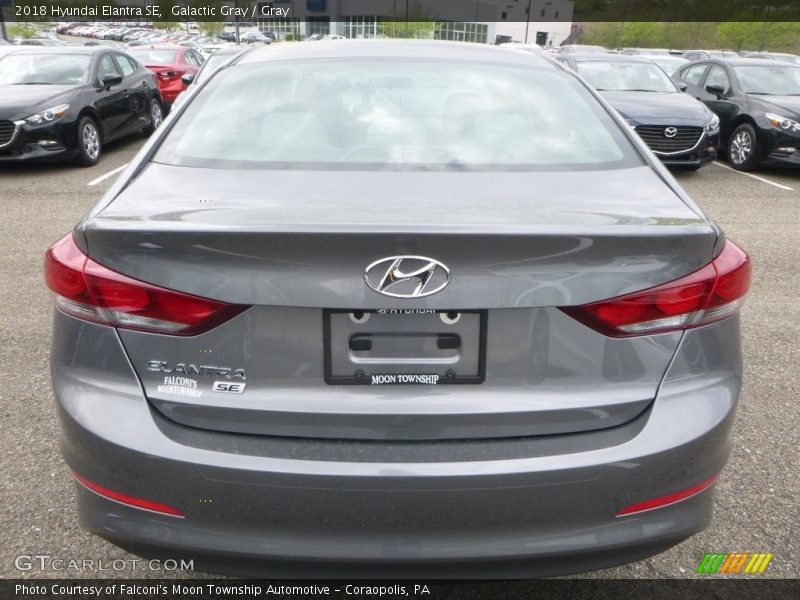 Galactic Gray / Gray 2018 Hyundai Elantra SE