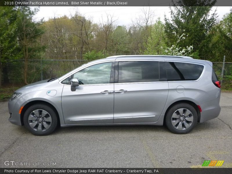  2018 Pacifica Hybrid Limited Billet Silver Metallic