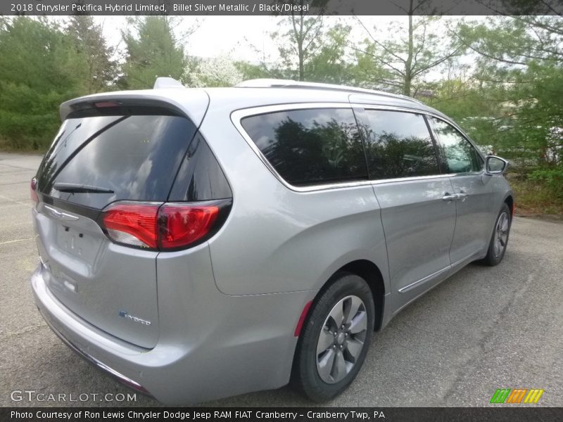 Billet Silver Metallic / Black/Diesel 2018 Chrysler Pacifica Hybrid Limited