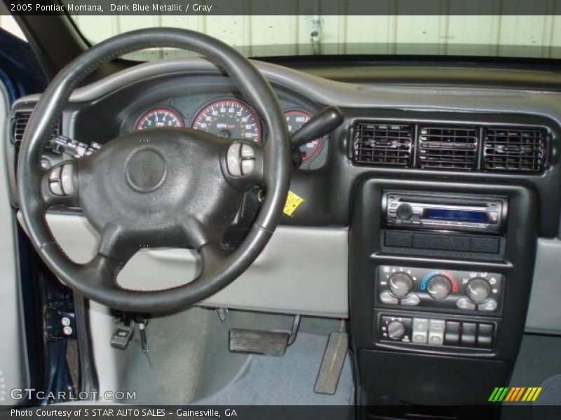 Dark Blue Metallic / Gray 2005 Pontiac Montana