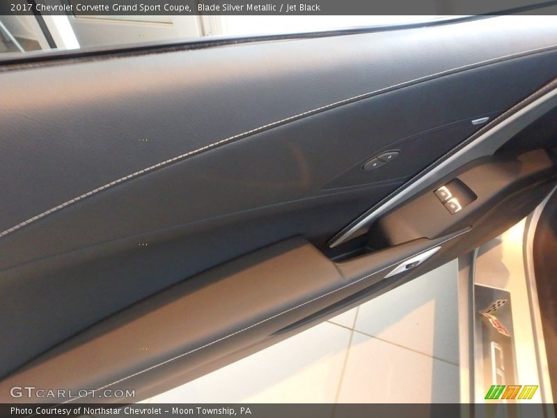 Blade Silver Metallic / Jet Black 2017 Chevrolet Corvette Grand Sport Coupe