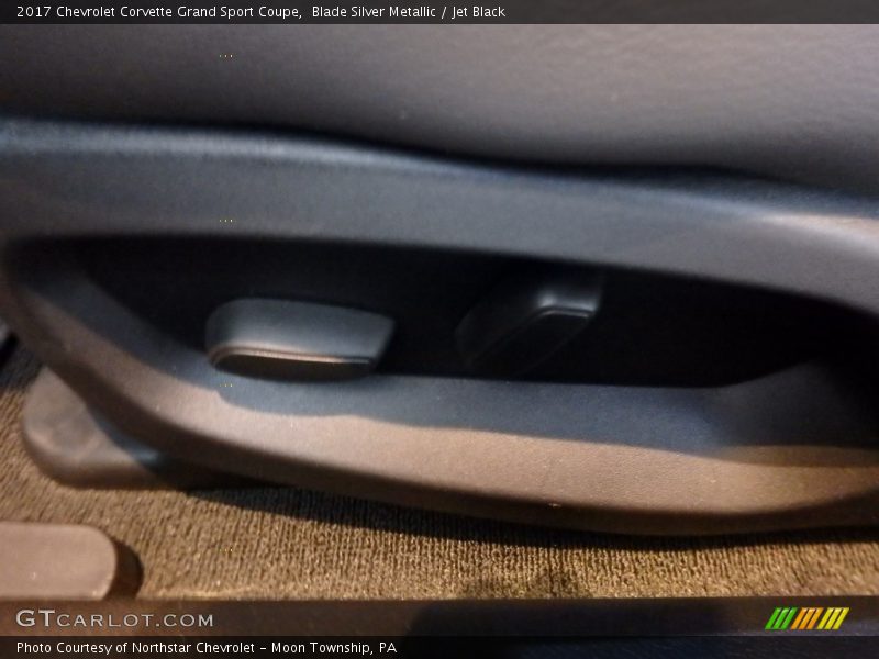 Blade Silver Metallic / Jet Black 2017 Chevrolet Corvette Grand Sport Coupe
