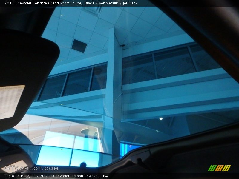 Blade Silver Metallic / Jet Black 2017 Chevrolet Corvette Grand Sport Coupe