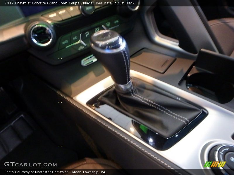 Blade Silver Metallic / Jet Black 2017 Chevrolet Corvette Grand Sport Coupe