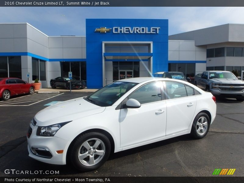 Summit White / Jet Black 2016 Chevrolet Cruze Limited LT