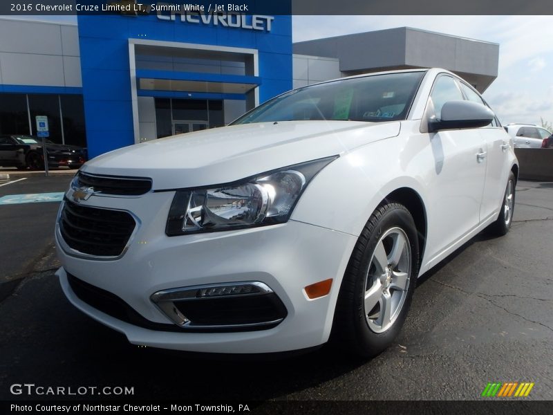 Summit White / Jet Black 2016 Chevrolet Cruze Limited LT