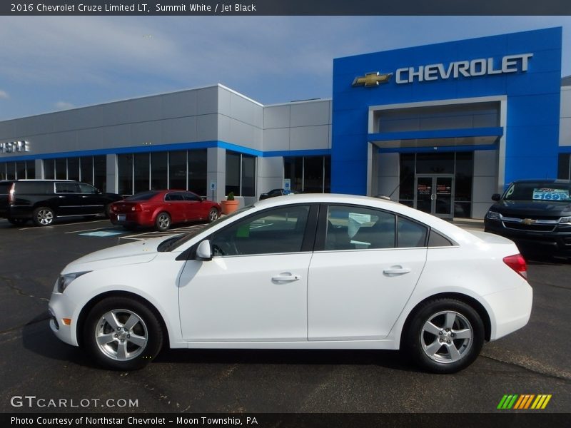 Summit White / Jet Black 2016 Chevrolet Cruze Limited LT