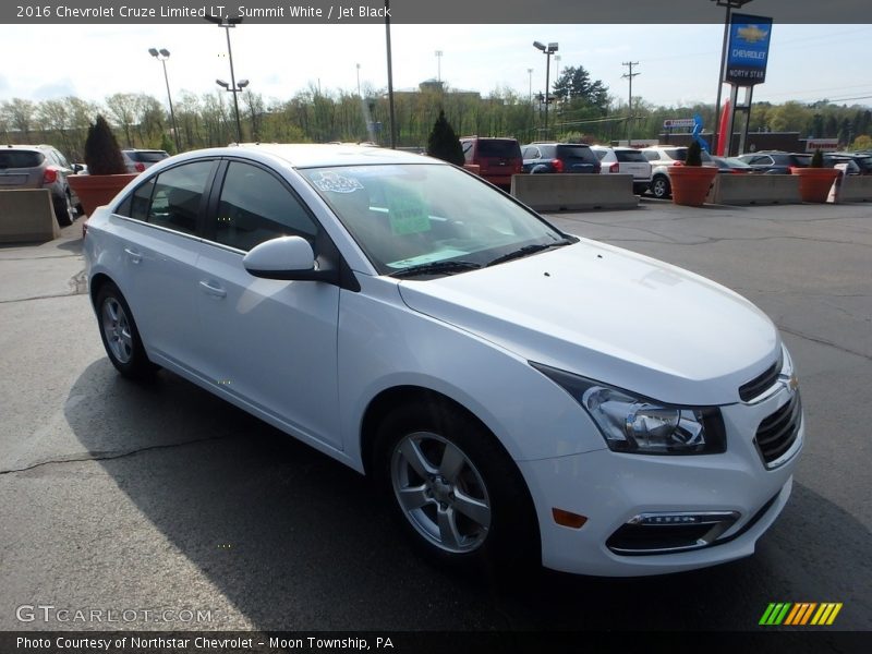 Summit White / Jet Black 2016 Chevrolet Cruze Limited LT