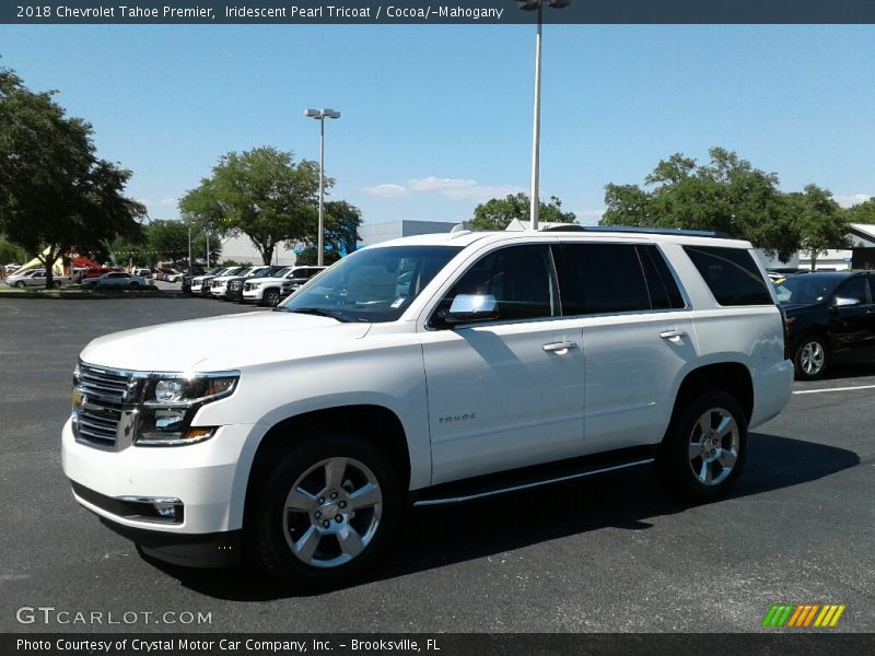 Iridescent Pearl Tricoat / Cocoa/­Mahogany 2018 Chevrolet Tahoe Premier