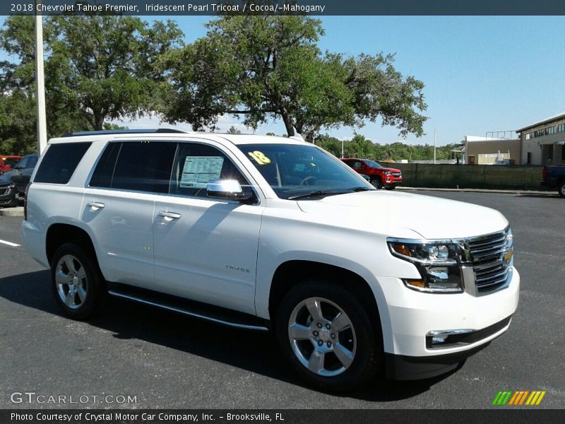 Iridescent Pearl Tricoat / Cocoa/­Mahogany 2018 Chevrolet Tahoe Premier