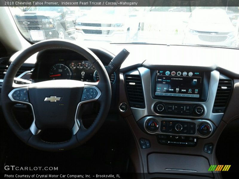 Iridescent Pearl Tricoat / Cocoa/­Mahogany 2018 Chevrolet Tahoe Premier