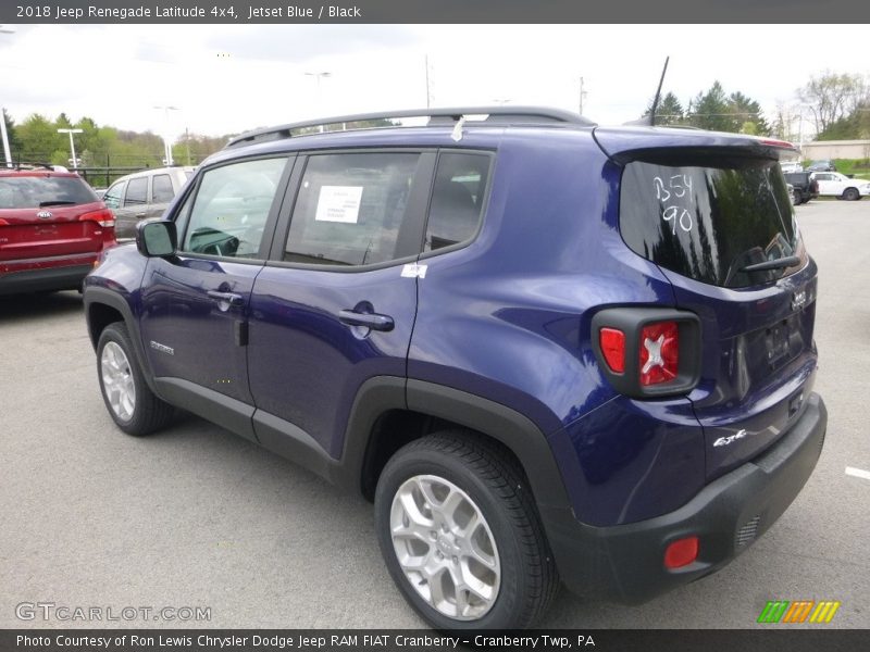 Jetset Blue / Black 2018 Jeep Renegade Latitude 4x4