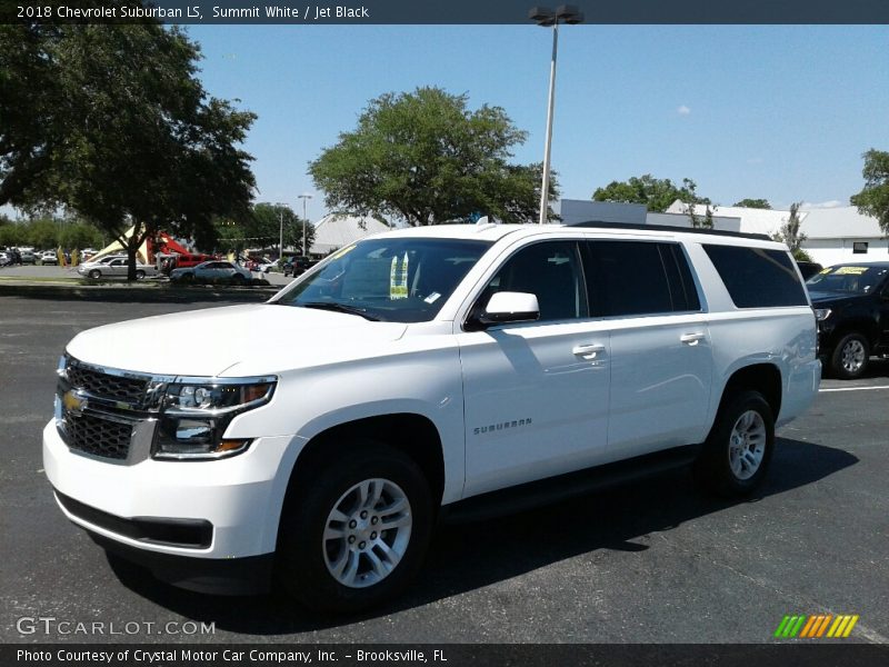 Summit White / Jet Black 2018 Chevrolet Suburban LS