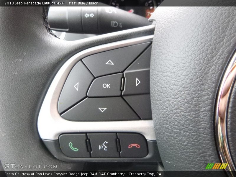 Jetset Blue / Black 2018 Jeep Renegade Latitude 4x4