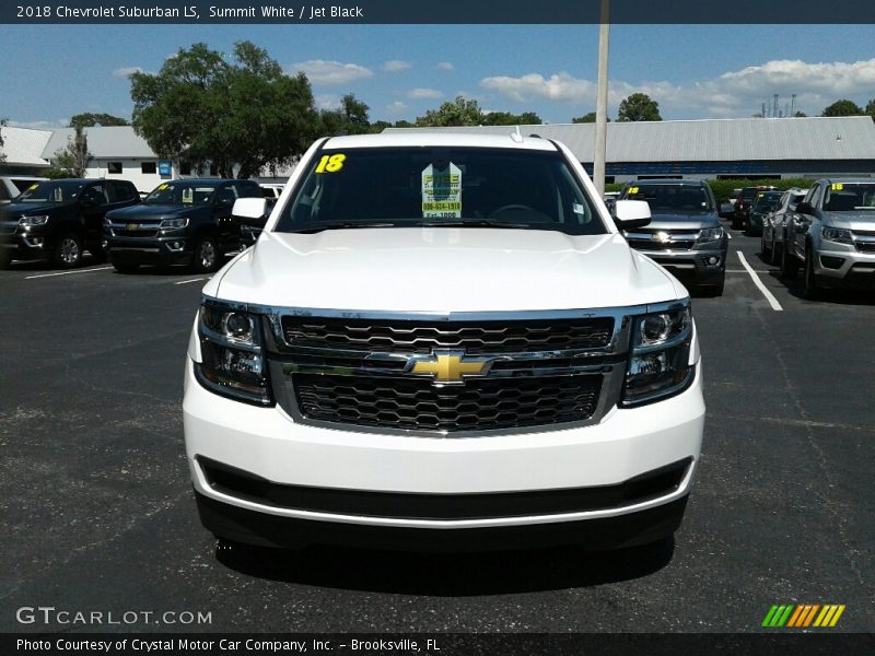 Summit White / Jet Black 2018 Chevrolet Suburban LS