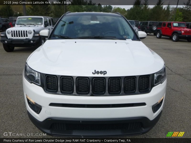 White / Black 2018 Jeep Compass Latitude 4x4