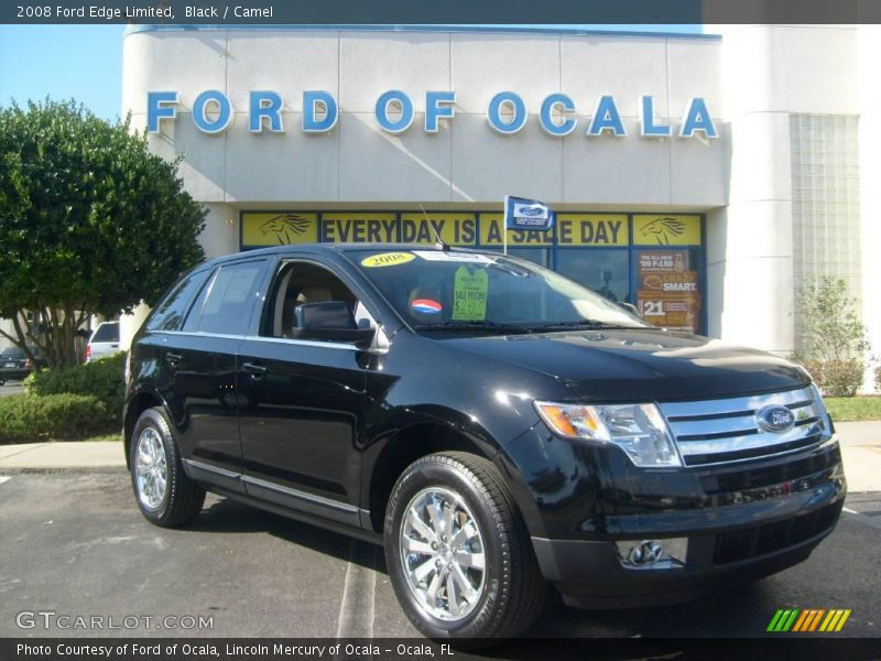 Black / Camel 2008 Ford Edge Limited