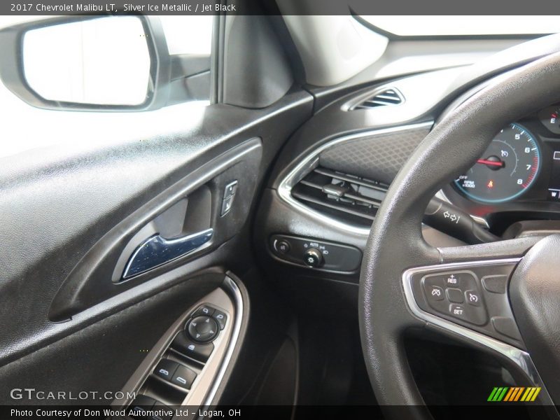 Silver Ice Metallic / Jet Black 2017 Chevrolet Malibu LT
