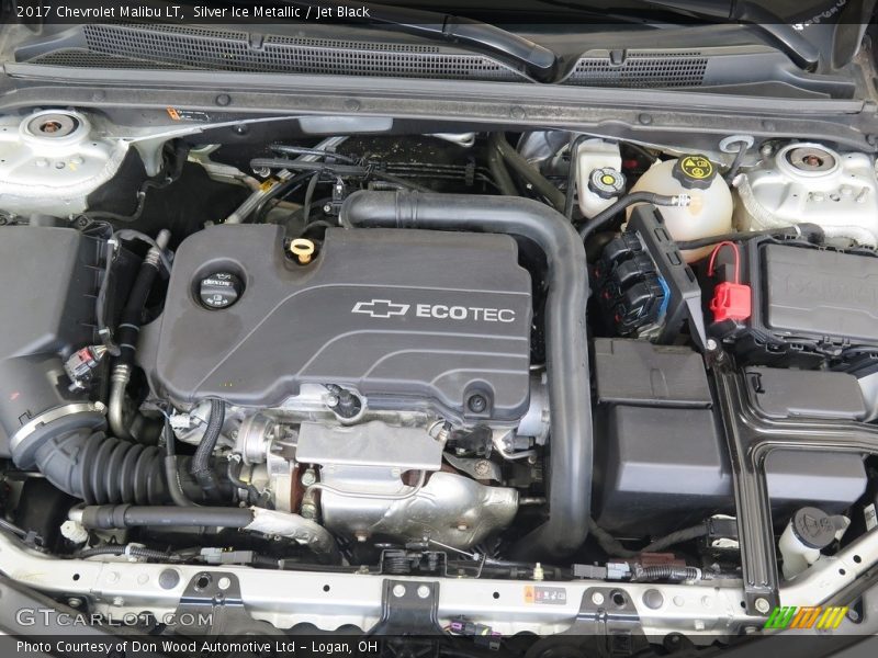 Silver Ice Metallic / Jet Black 2017 Chevrolet Malibu LT