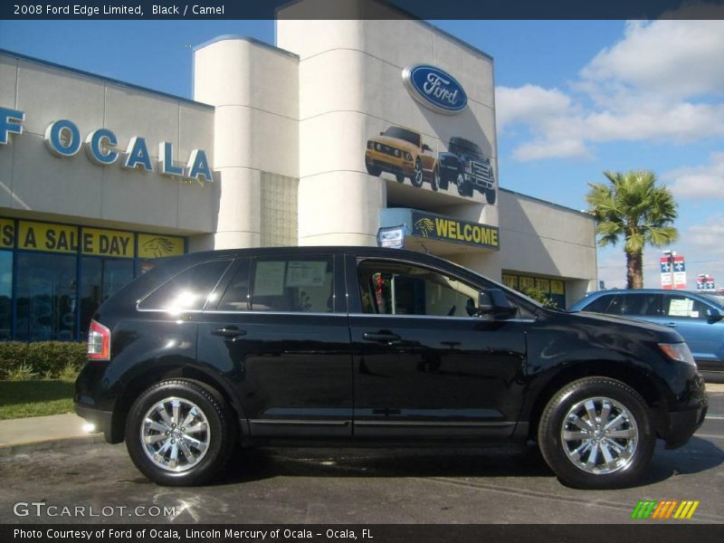 Black / Camel 2008 Ford Edge Limited
