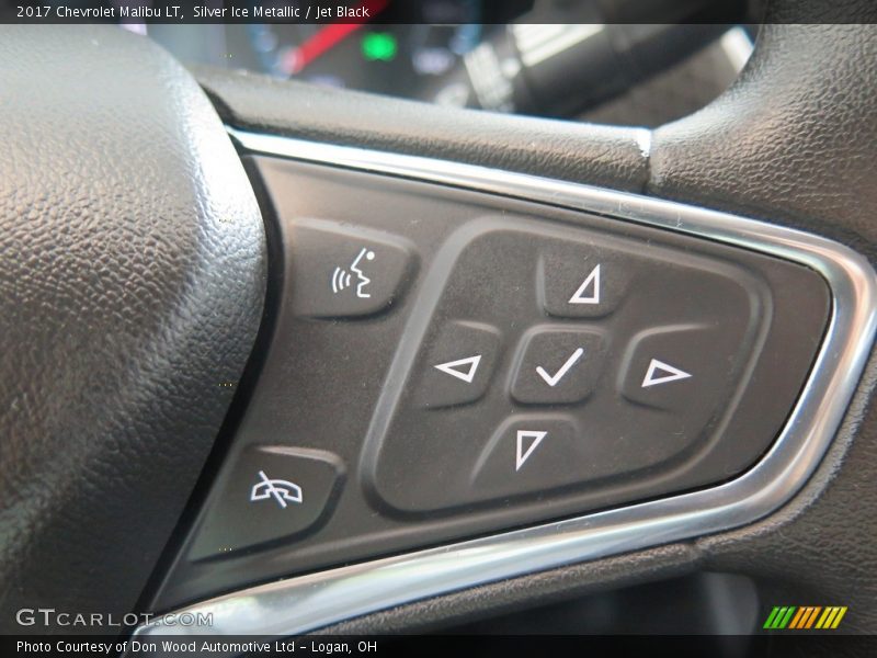 Silver Ice Metallic / Jet Black 2017 Chevrolet Malibu LT