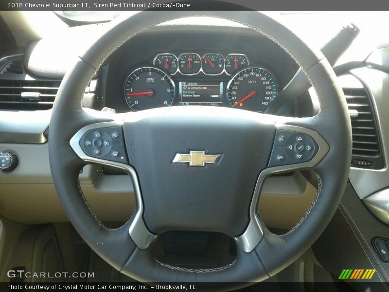 Siren Red Tintcoat / Cocoa/­Dune 2018 Chevrolet Suburban LT