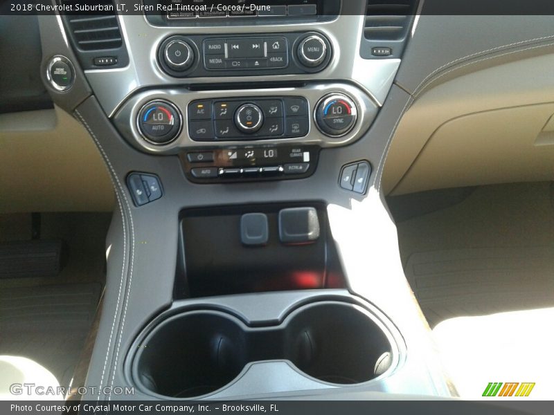 Siren Red Tintcoat / Cocoa/­Dune 2018 Chevrolet Suburban LT