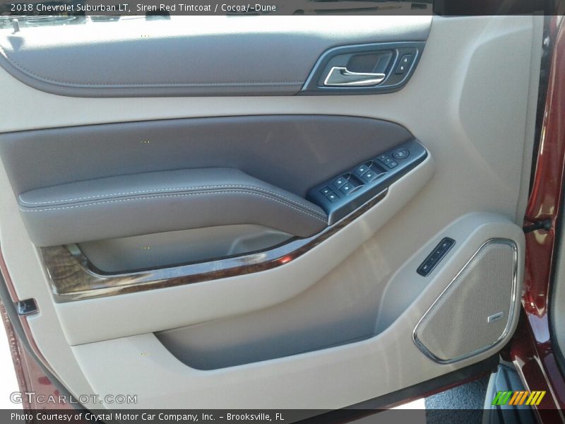 Siren Red Tintcoat / Cocoa/­Dune 2018 Chevrolet Suburban LT