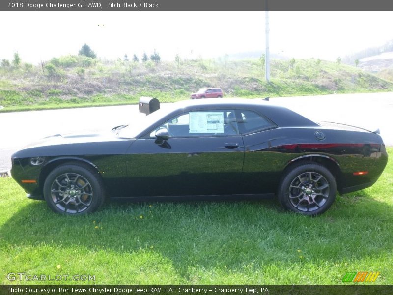 Pitch Black / Black 2018 Dodge Challenger GT AWD