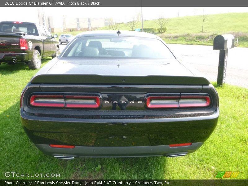 Pitch Black / Black 2018 Dodge Challenger GT AWD