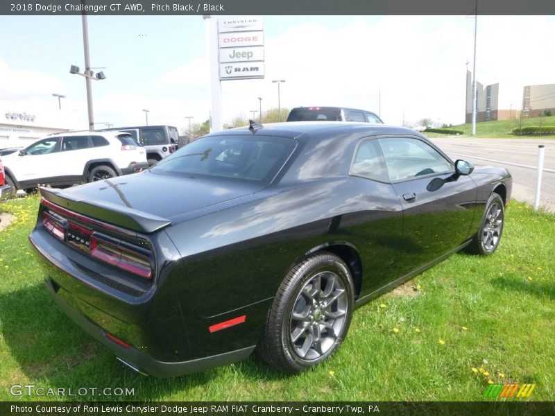 Pitch Black / Black 2018 Dodge Challenger GT AWD