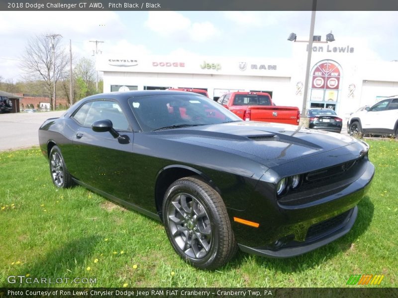 Pitch Black / Black 2018 Dodge Challenger GT AWD