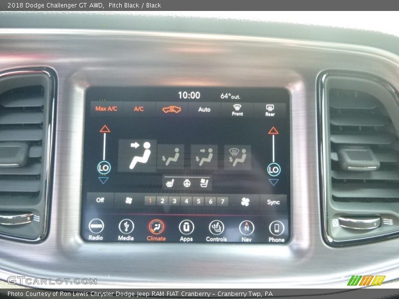 Pitch Black / Black 2018 Dodge Challenger GT AWD